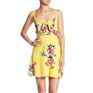 Socialite Knot Front Babydoll Dress